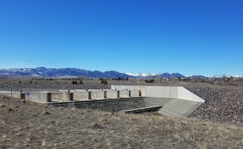 Standley Lake overflow structure.