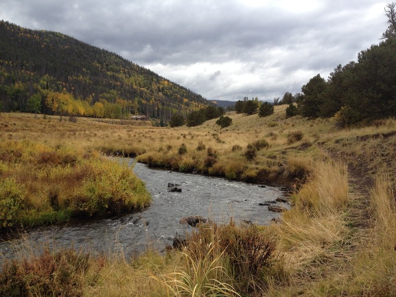 La Garita Creek upstream.