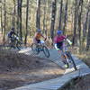 racers flying up the Sandy Hill Berm