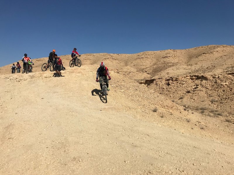 plenty of fun steep sections on this doubletrack gravel road