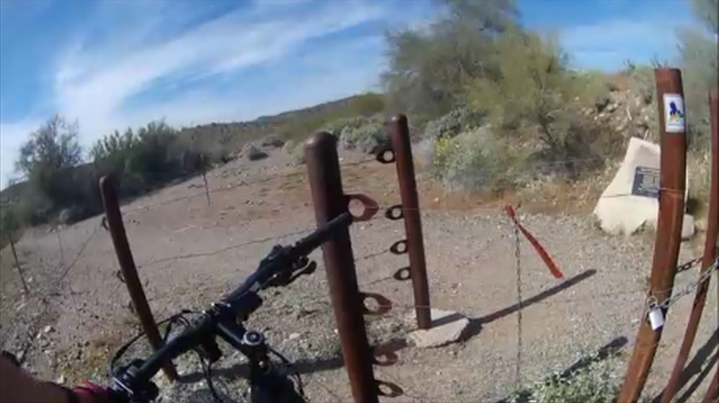 the start of Maricopa trail at lake pleasant