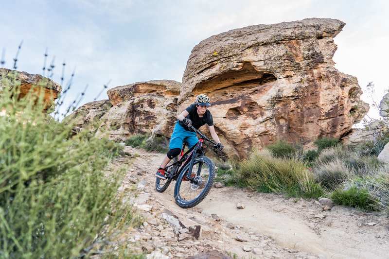 The unique landscape of the Zen trail offers multiple opportunities for great pictures