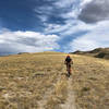 Wide open Wyoming skies while continuing the climb riding south to north.