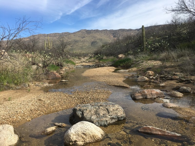 Water crossing on the AZT