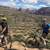 John & Kenny on a ride with St George MTB meetup, photo by Mike