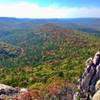 Beautiful view from the top of Suck Mt