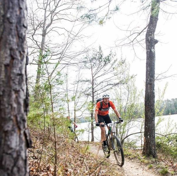 Ripping the Laurel Lake singletrack at The 45