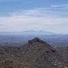 View atop Ridgline looking southeast towards Tucson.