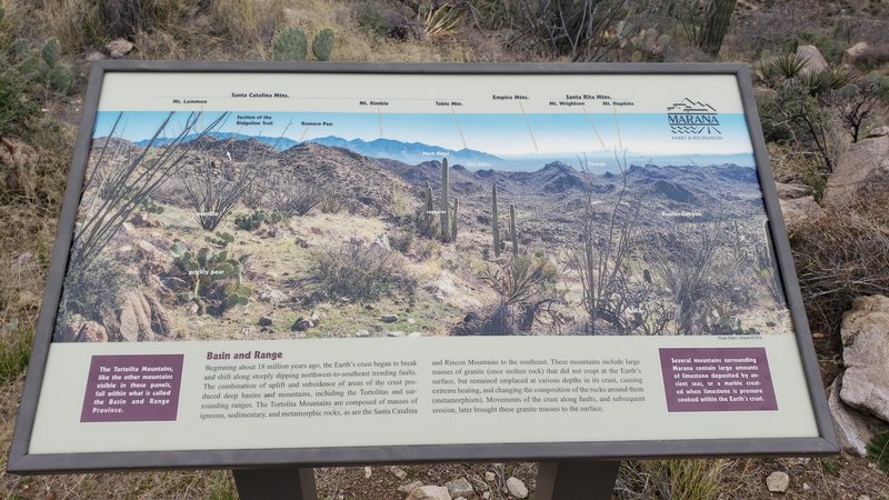 Historical site atop Ridgeline. 1 of 2 informative plaques.