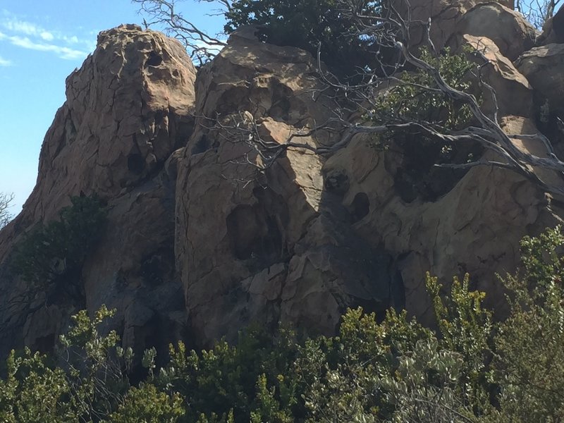 Small Wind caves off the Trespass Trail.