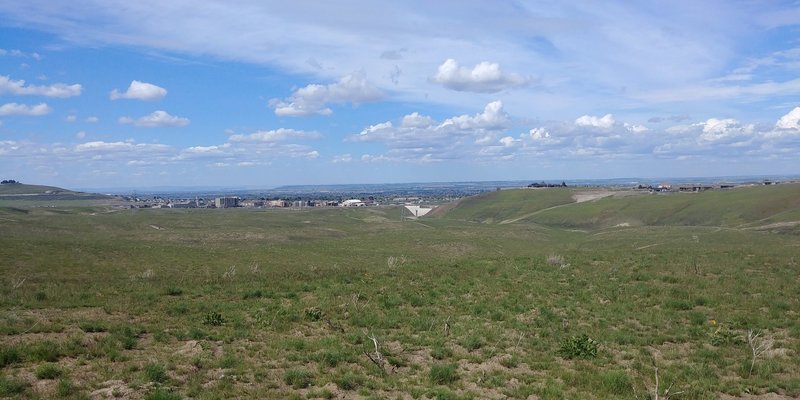 VIew overlooking the area toward the north from Main Street.