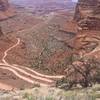 Climbing up Shafer Road, it's a stunning view back down