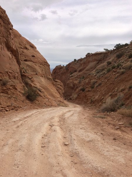 Descending Long Canyon is fast and loose, with stunning views