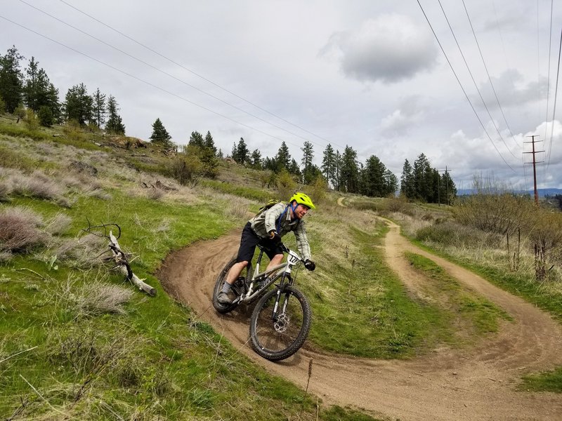 Descending from the towers on Upchuck.