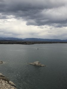 At the end of Pedro's Point. Nice look over the reservoir
