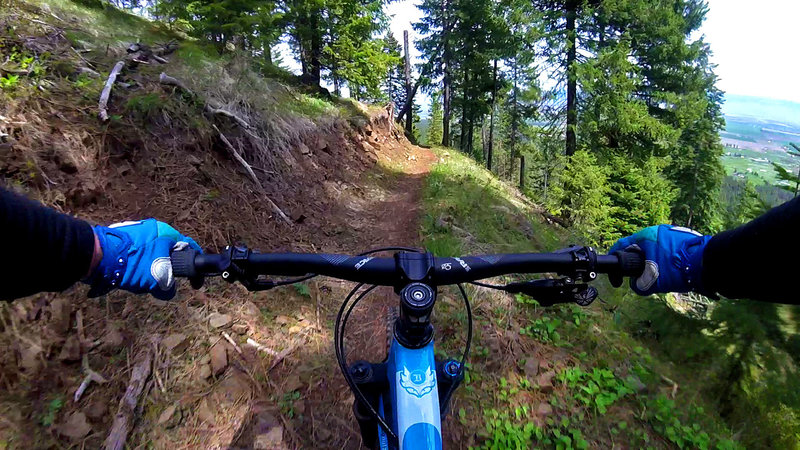 Great views from this trail of the Grande Ronde Valley below!