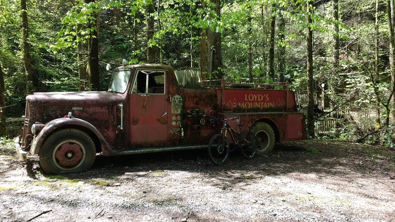 Old fire truck.