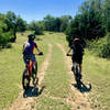 LTR middle school boys team out at Reimers Ranch for practice (Hogge Parkland Outer Loop)