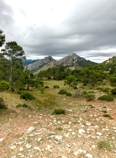 Panoramic view of the "el Montsagre de Paüls"