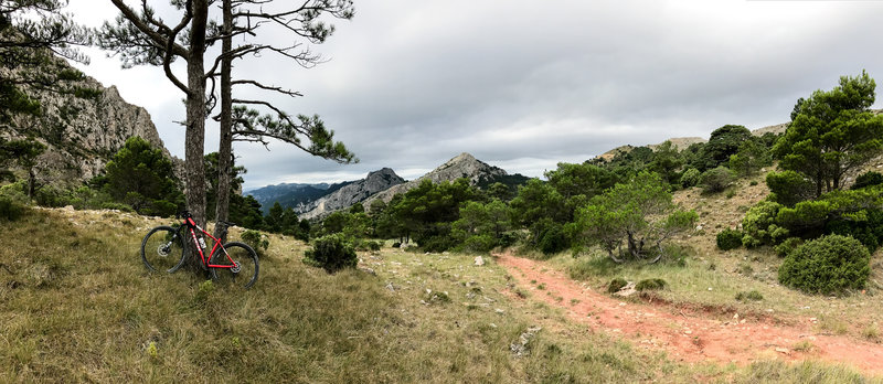 Panoramic view of the "El Montsagre de Paüls"