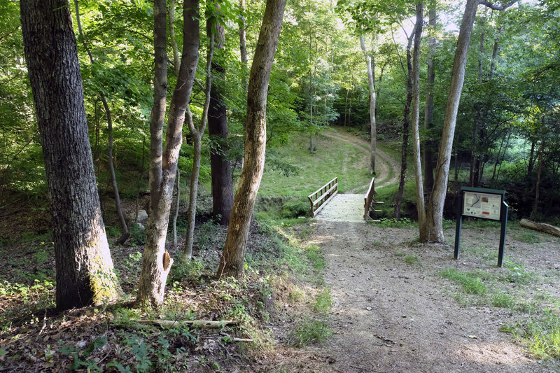 Bridge at Mountain Island Park Trail