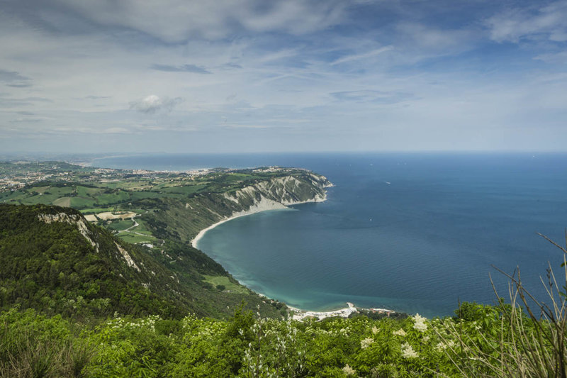 The Adriatic viewed from Belvedere Nord