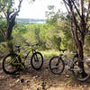 View of Lake Travis in the background...at top of Hurst Hollow Trail