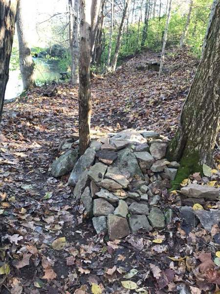 Rock Feature by the Creek