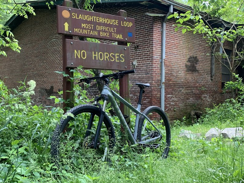 Slaughterhouse Loop trailhead.