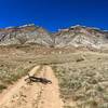 Part of the Bad Medicine 20 ride. This view is about 2 miles after you leave Horsecreek Road (gravel) and turn on to the trail. This trail continues for another couple of miles, leading you right to the base of the Bighorn Mountains.