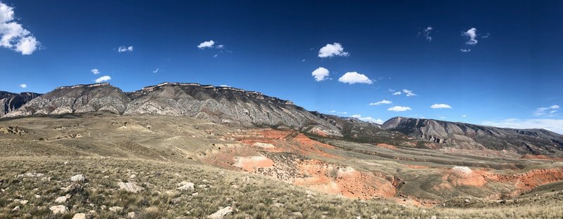 This spectacular view of the western slope of the Northern Bighorn Mountains is the backdrop for all of the Bad Medicine Rides/Races!