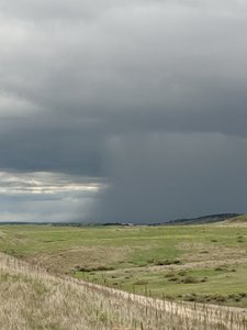 Storm coming towards me at Coyote Ridge. Not the best ride, but great views.