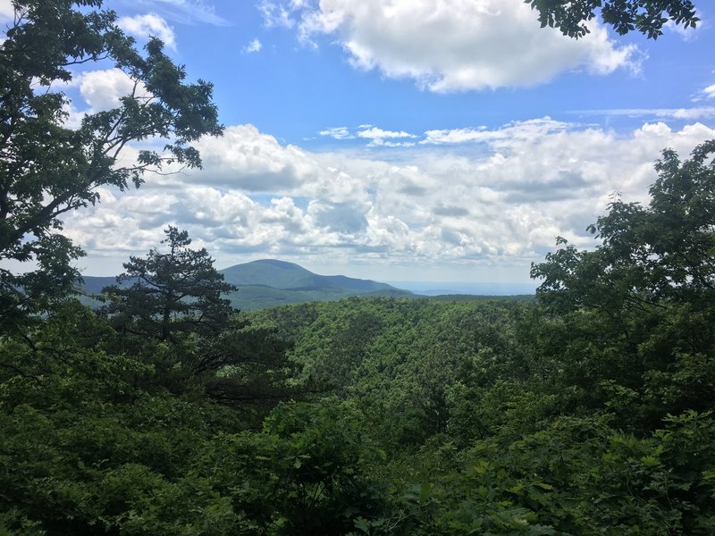 View from top of 7 Switchbacks Climb