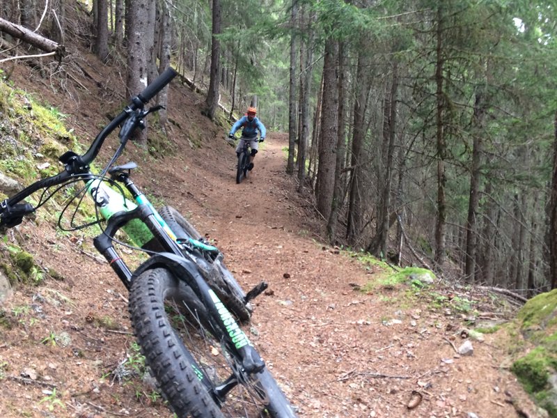 Downhill from Aiguillettes des Houches