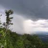 Big storm brewing! View from overlook on Kern Mountain Trail