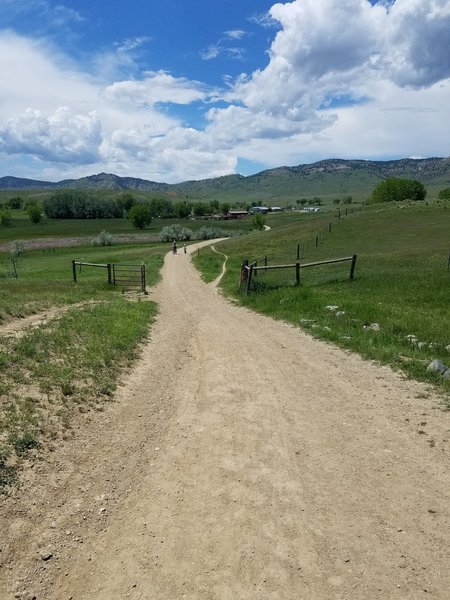 Small climb to the junction of the North Rim trail.