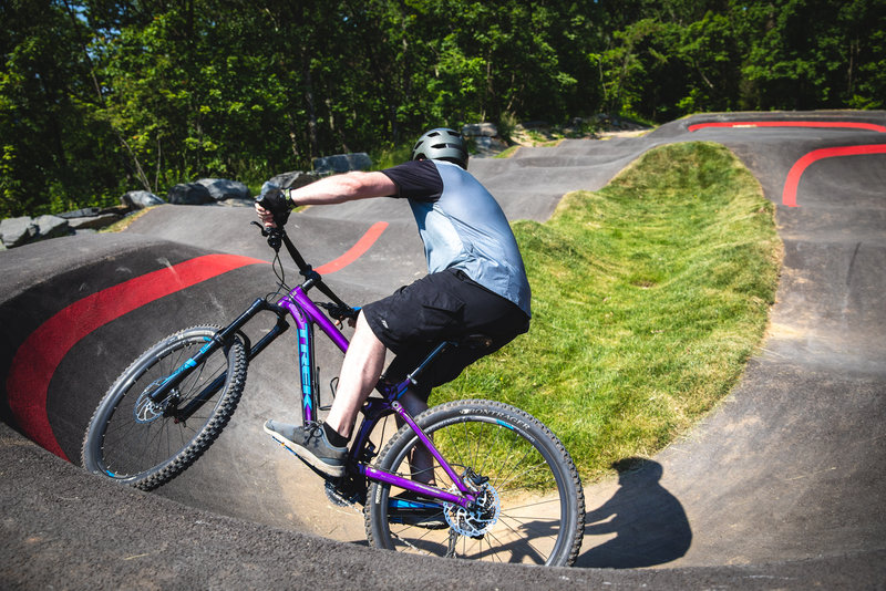 Paved Pump Track; photo credit - Robert King Photography