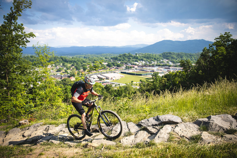 View of Buffalo Mountain from Tannery Knobs photo credit Robert King Photography