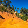 "Colorado provençal": colorful ochre mines near Rustel.