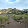 Part of the trail before sunset.