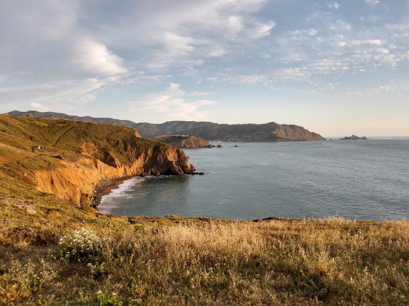 There is a bench at Mori Point that overlooks Pacifica. It's really beautiful. If you have an afternoon, bring a book and take a breather!