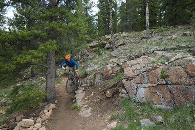 Little hit right as you meet the road.