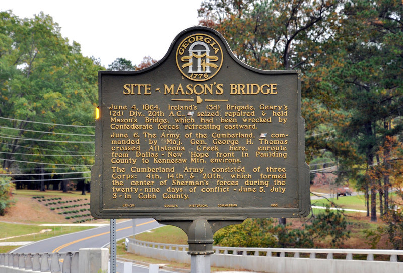 Mason's Bridge Historic Marker