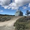 The smaller observatory - almost to the top!