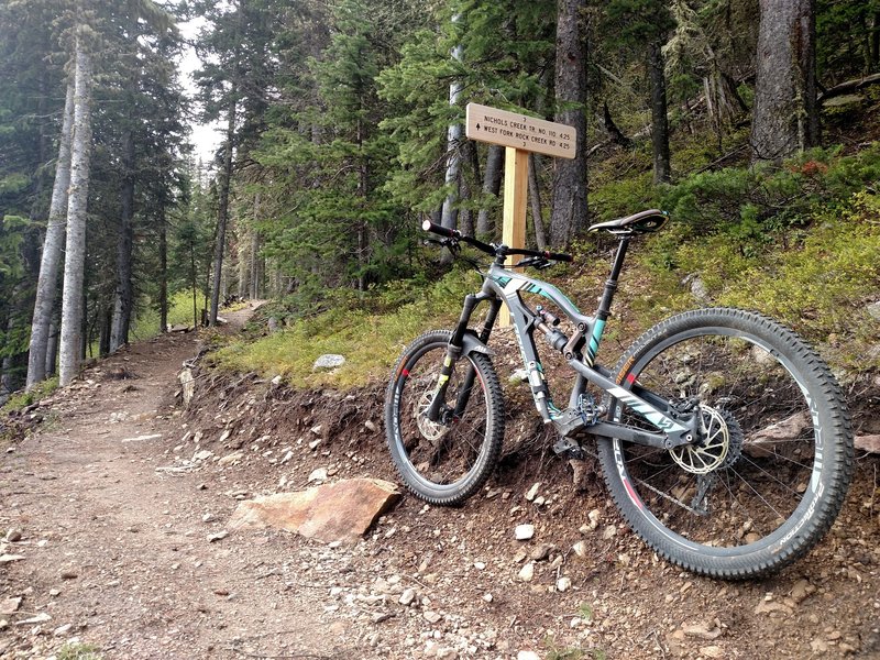 Trailhead at Nichols Creek Trail - Red Lodge, MT.