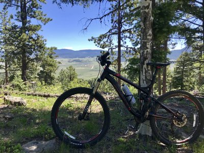 Quick break to catch the view over Angelfire