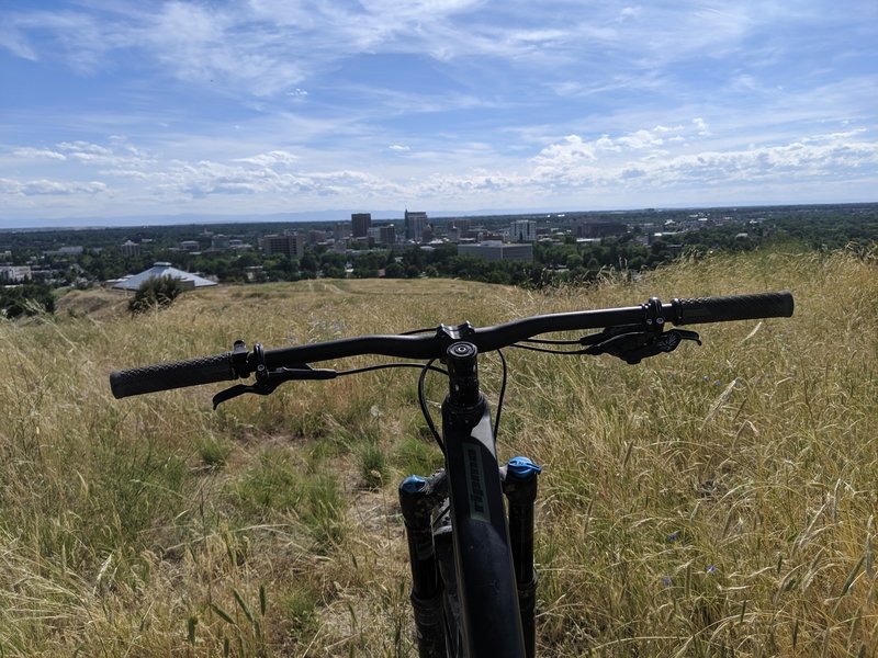 Elephant Rock Loop looking over Boise.