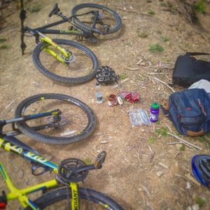 Nutella + mountain bike + jumps = infinite fun