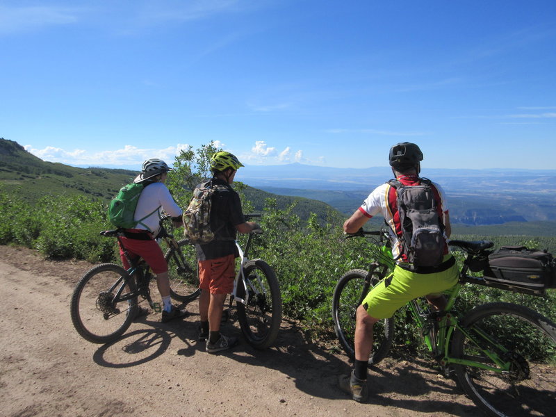 View from 47 Trail two-track.