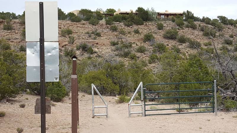 Gate out of DOE land.